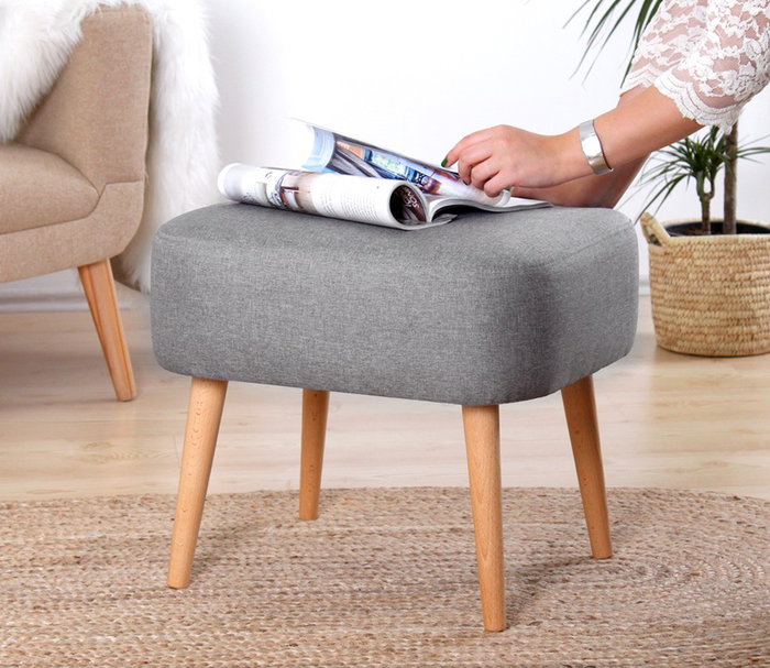 Atelier Del Sofa Puf Bohemio Gris